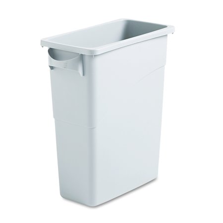 Rubbermaid Commercial 159 gal Rectangular Trash Can, Gray, Open Top, Plastic 1971258